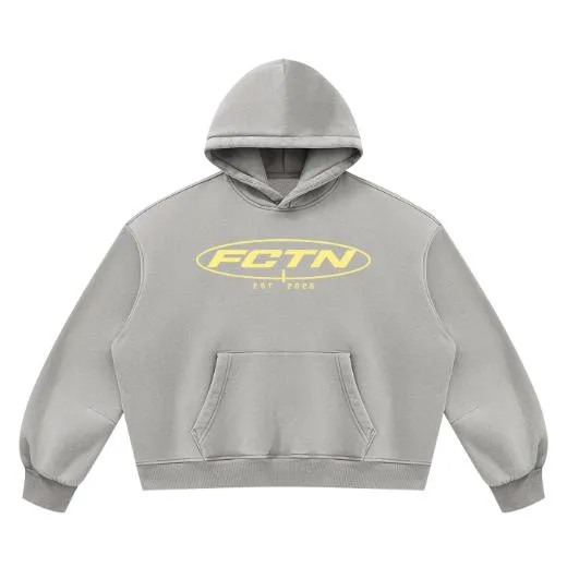 Basic Hoodie in Light Gray, front