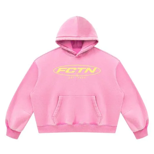 Basic Hoodie in Pink, front