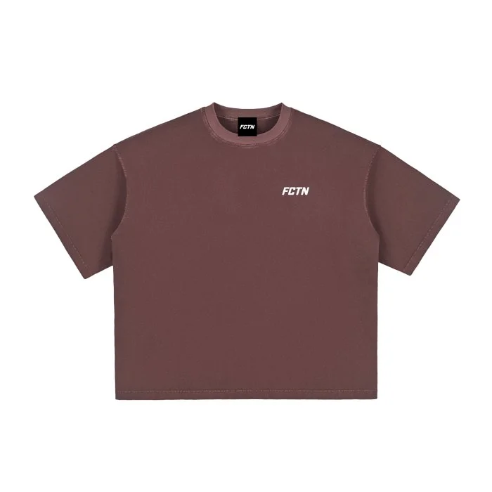 Basic Tee in Ume Purple, front