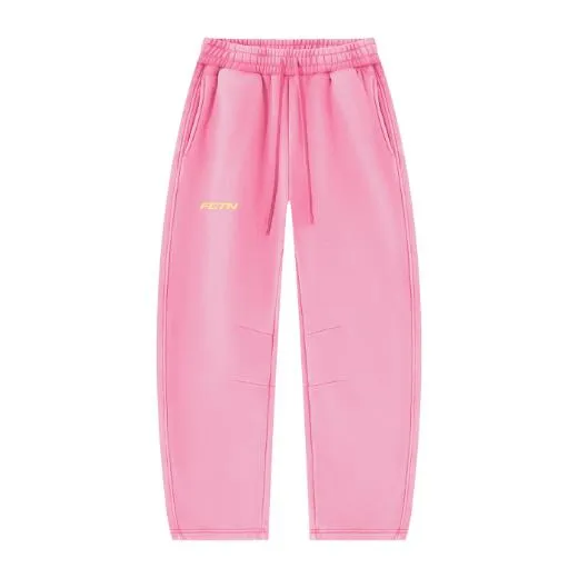 Basic Sweatpants in Pink, front