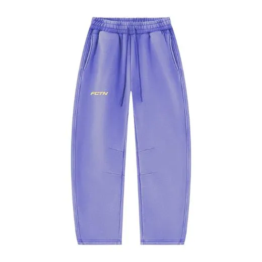 Basic Sweatpants in Purple, front